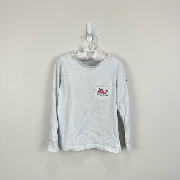 Vineyard Vines Reindeer Whale Pocket Tee 5T - Picture 1 of 7